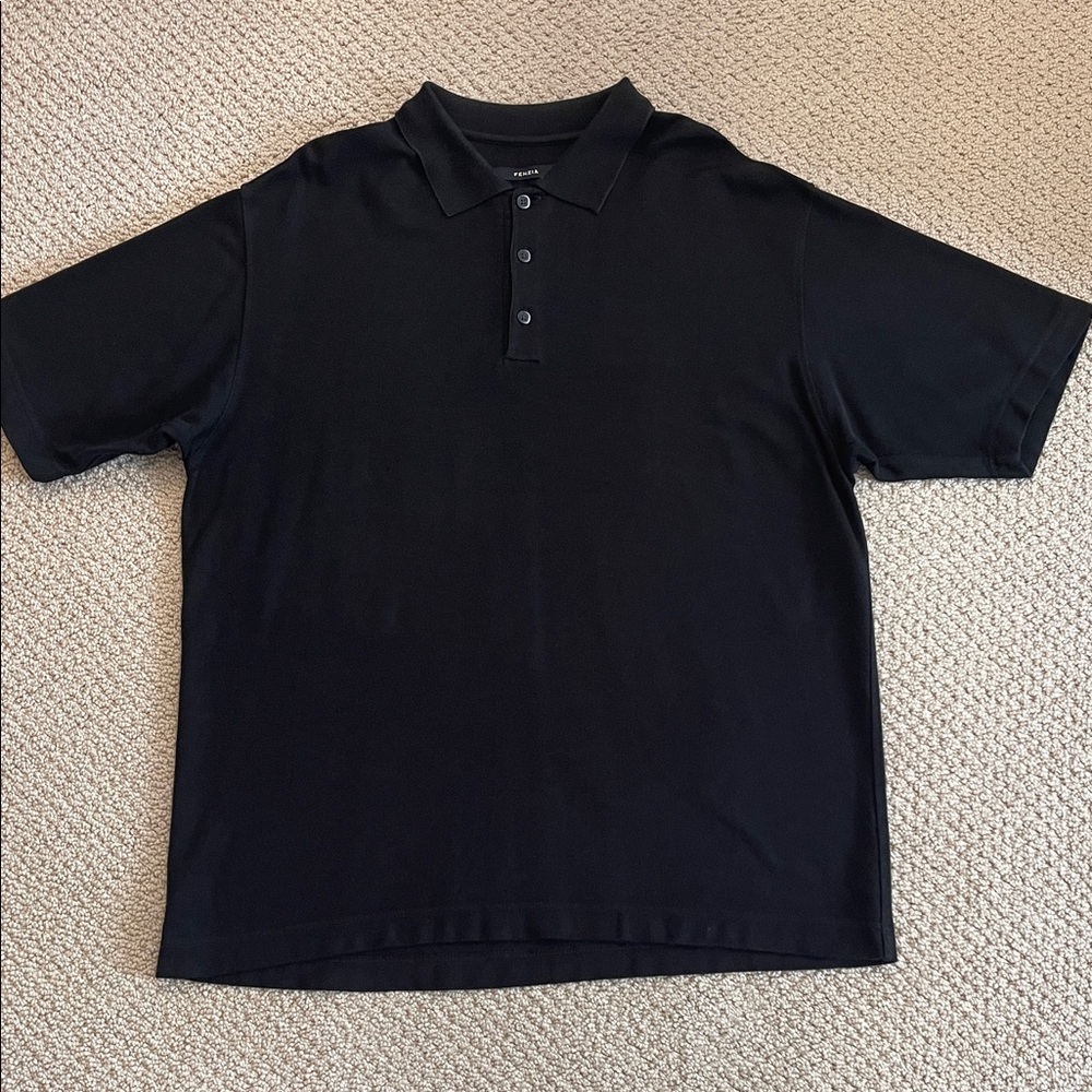 Elegant Black Polo Shirt for Men